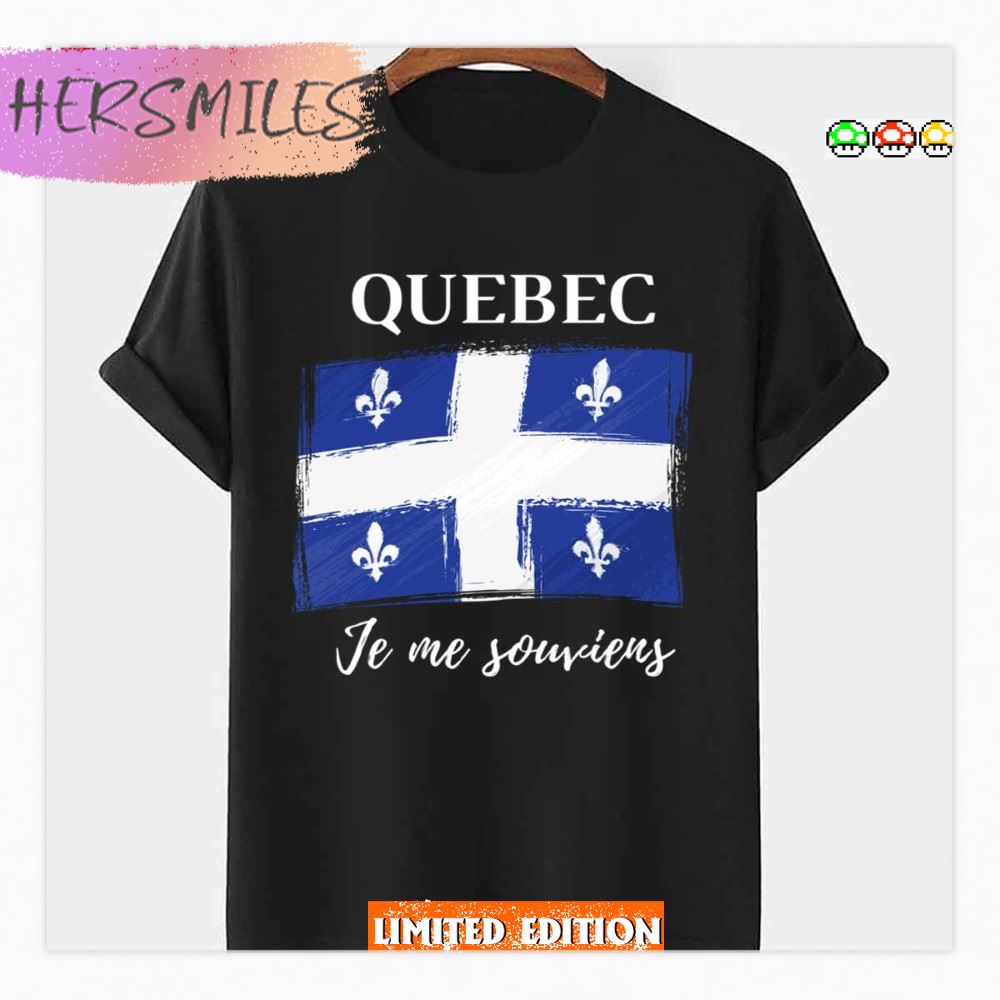 Quebec Je Me Souviens T-shirt