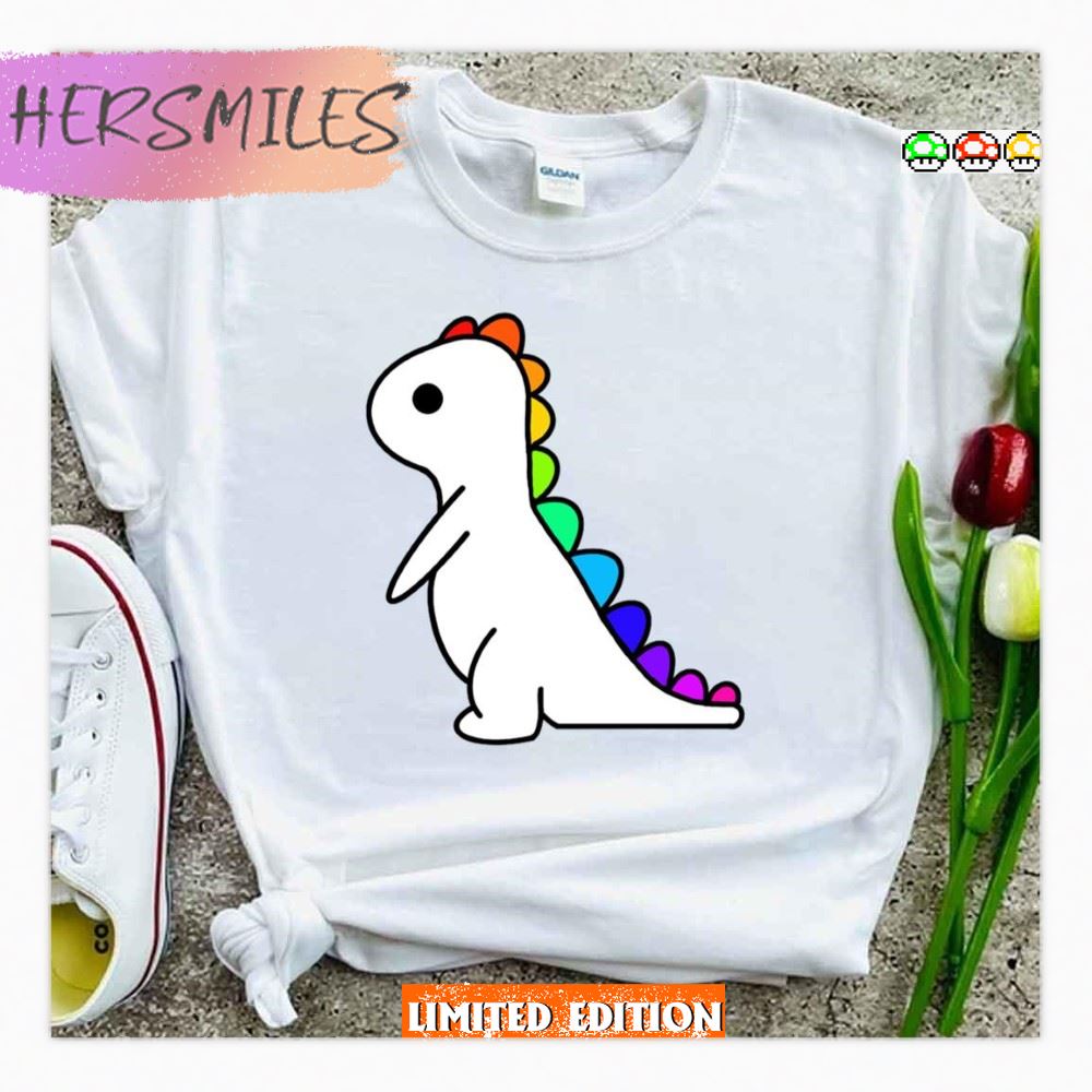 Rainbow Pride Lgbtq Dino T-shirt Rainbow Pride Lgbtq Dino T-shirt