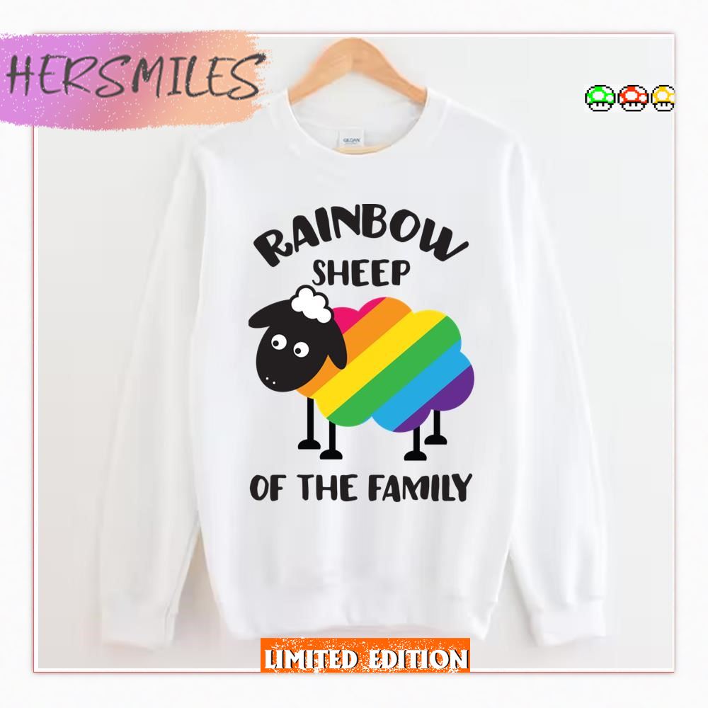 Rainbow Sheep Of The Family Lgbt Pride  T-shirt