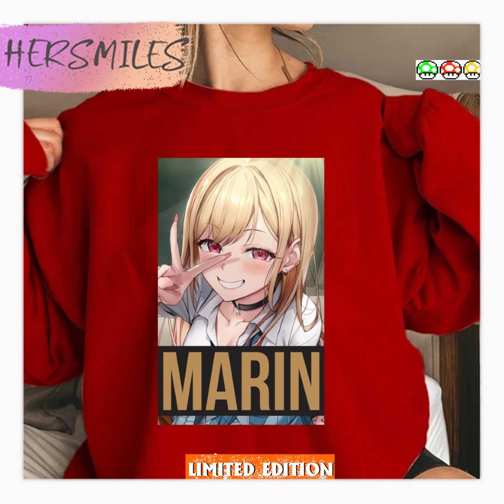 Red Eyes Marin Kitagawa Is Stylish When Photographed My Dress Up Darling T-shirt Red Eyes Marin Kitagawa Is Stylish When Photographed My Dress Up Darling T-shirt