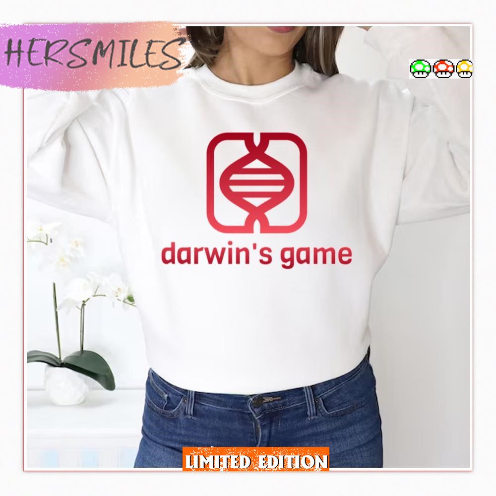 Red Logo Anime Darwin’s Game  T-shirt