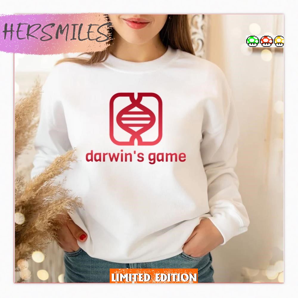 Red Logo Anime Darwin’s Game  T-shirt