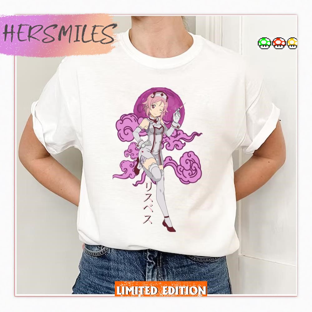 Rika Shinozaki Lisbeth Sword Art Online T-shirt Rika Shinozaki Lisbeth Sword Art Online T-shirt