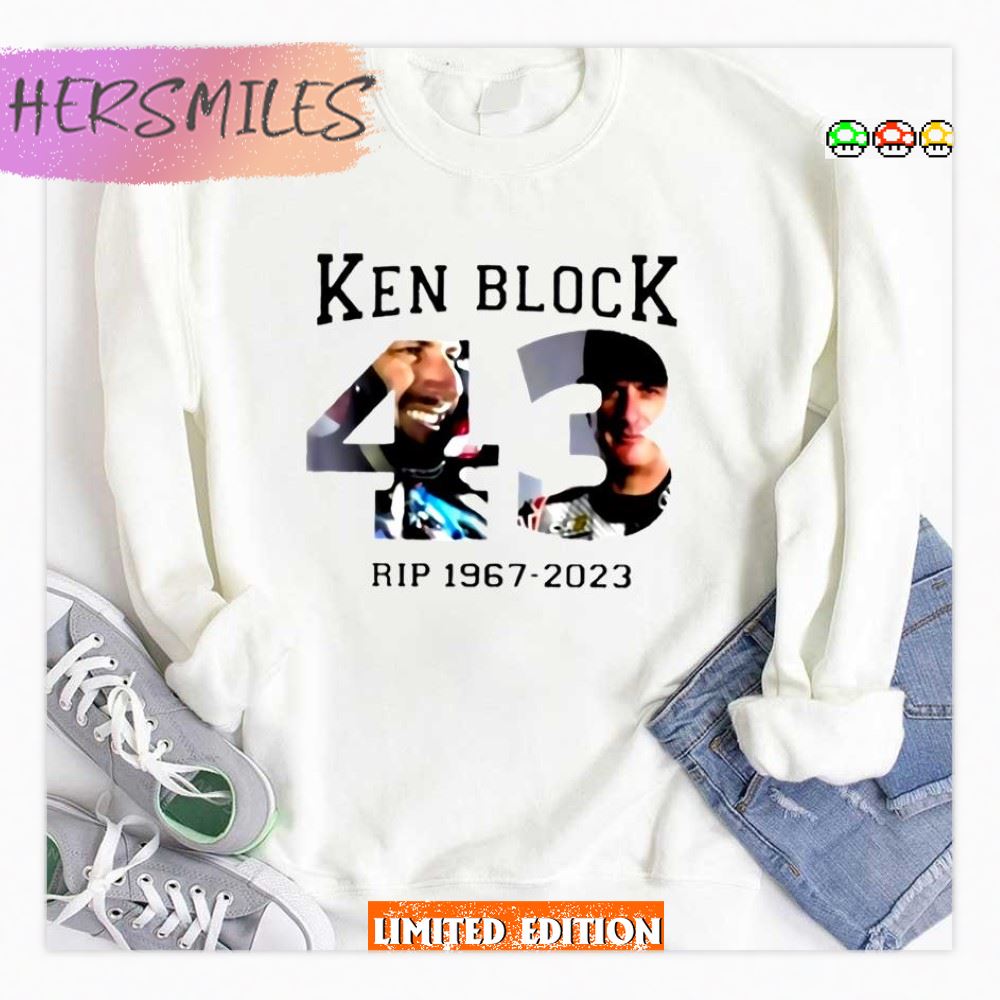 Rip Ken Block 1967 2023 Thank You For The Memories Graphic T-shirt