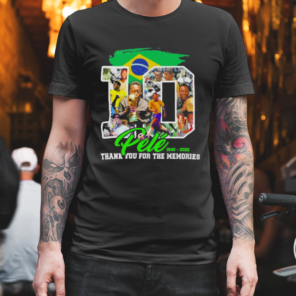 Rip Pele 1940 2022 Thank You For The Memories Shirt