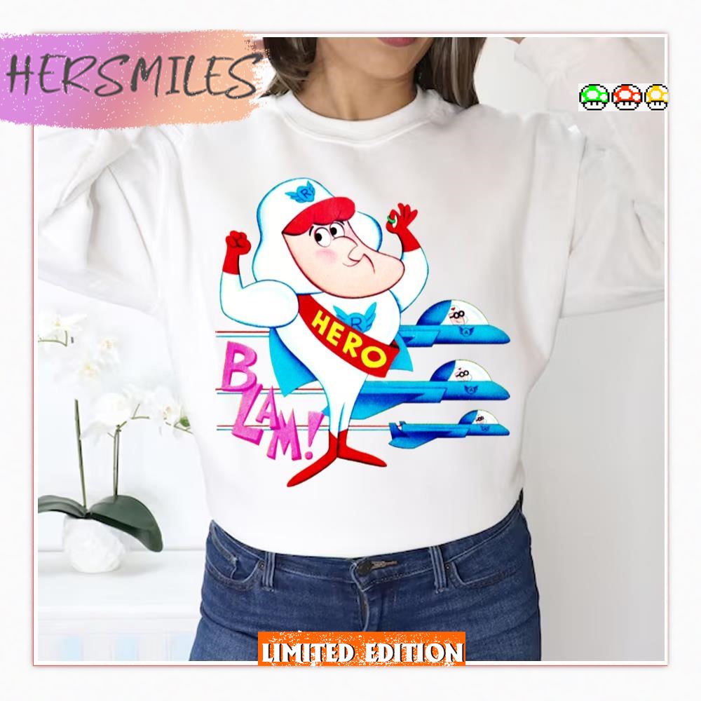 Roger Ramjet And American Eagle Squad 10  T-shirt