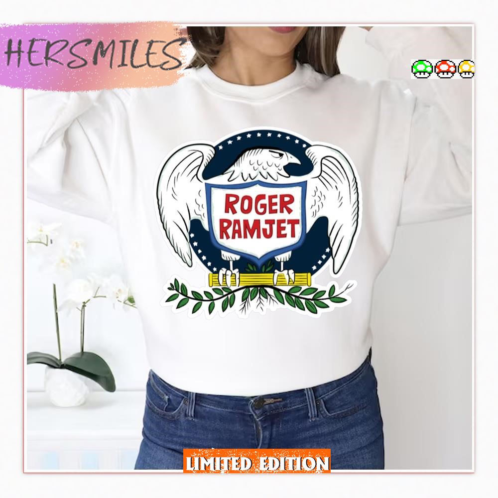 Roger Ramjet Bald Eagle 3  T-shirt