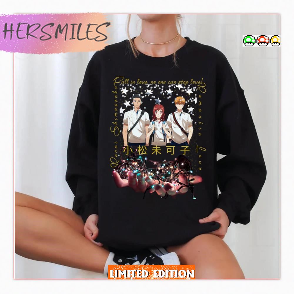 Romantic Love Romantic Killer Anime Renai Shimasenka  T-shirt