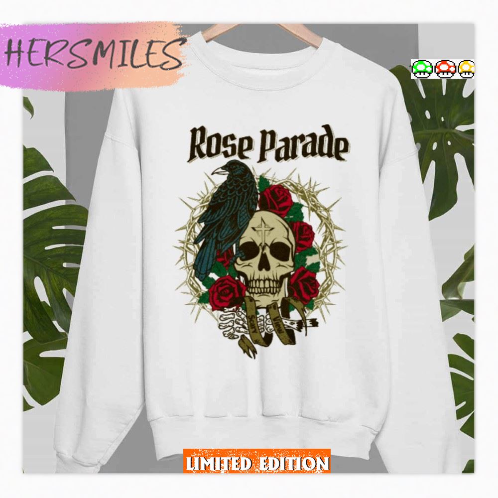 Rose Parade Flowers Growing From Book  T-shirt