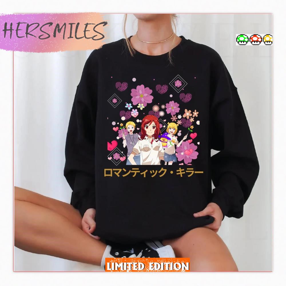 Sakura Flowers Romantic Killer Anime  T-shirt