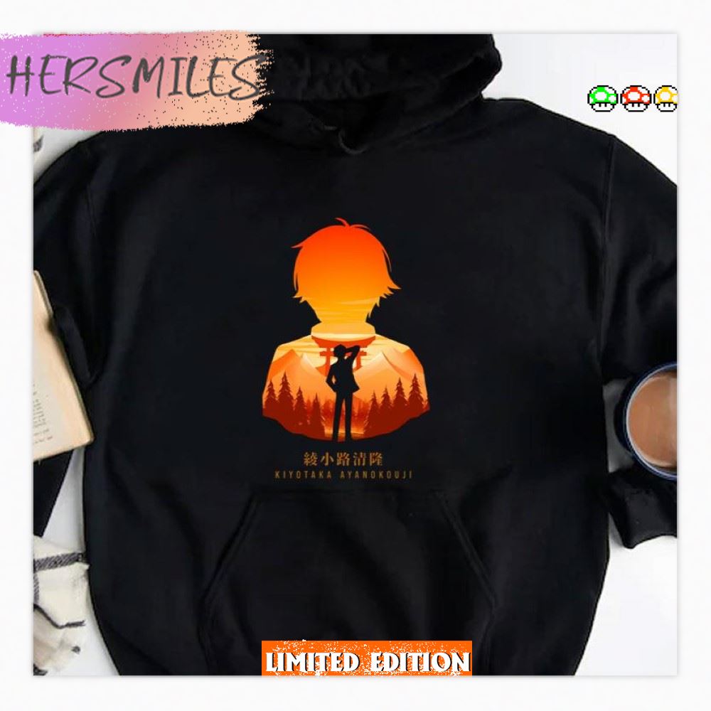 Silhouette Art Kiyotaka Ayanokoji Classroom Of The Elite T-shirt