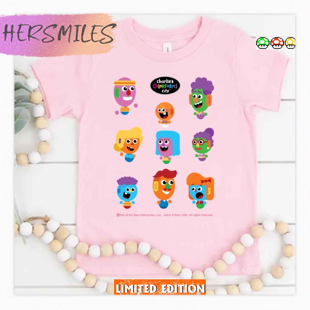 Silly Faces Charlie’s Colorforms City T-shirt