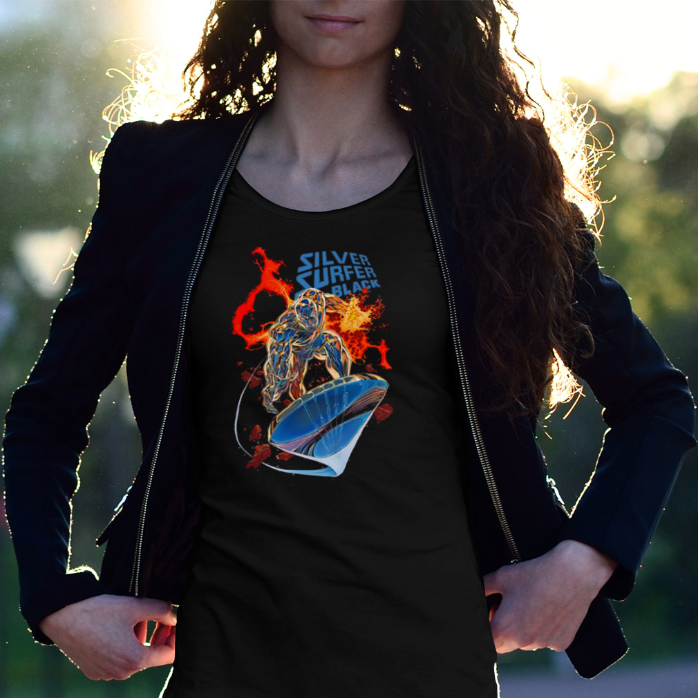 Silver Surfer Black 1 Comic Cover Marvel Shirt Silver Surfer Black 1 Comic Cover Marvel Shirt