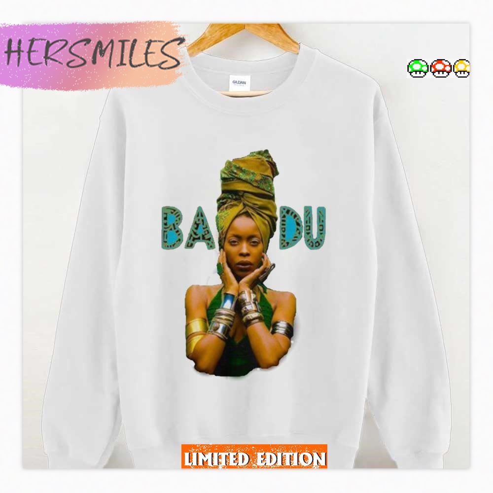 Singer-Songwriter Record Producer And Actress Erykah Badu T-shirt Singer-Songwriter Record Producer And Actress Erykah Badu T-shirt