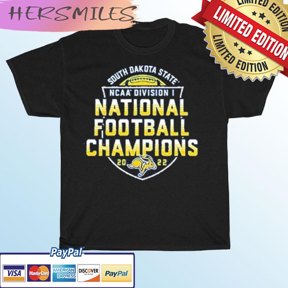 South Dakota State NCAA Division I Football National Champions 2022 T-shirt South Dakota State NCAA Division I Football National Champions 2022 T-shirt