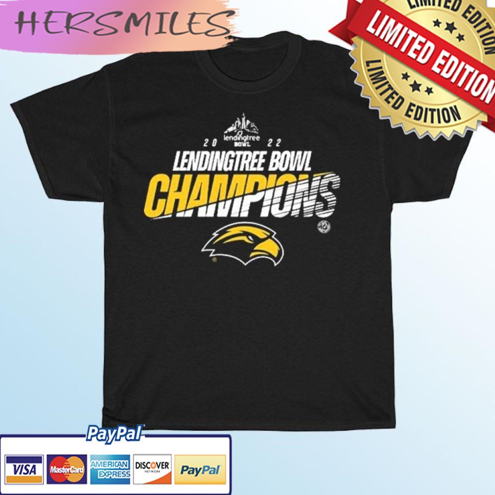 Southern Miss 2022 LendingTree Bowl Champions T-shirt Southern Miss 2022 LendingTree Bowl Champions T-shirt
