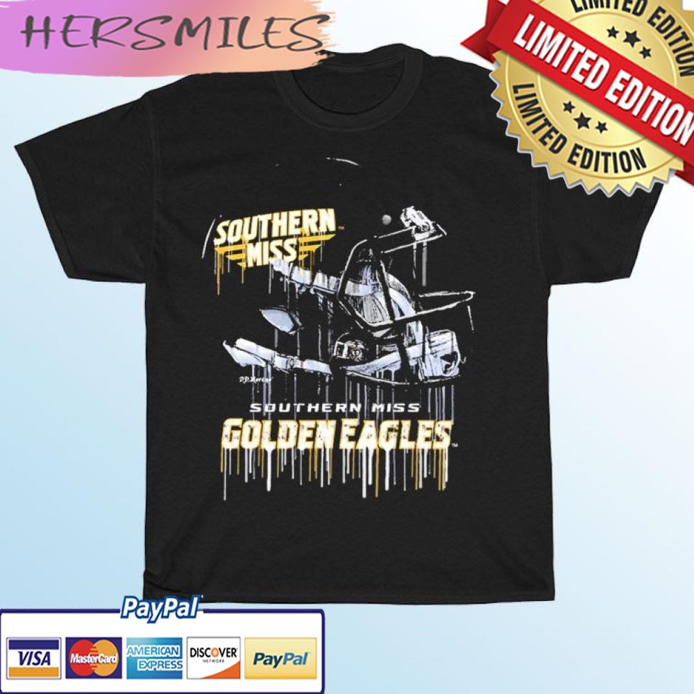 Southern Miss Golden Eagles Vintage Helmet Football T-shirt Southern Miss Golden Eagles Vintage Helmet Football T-shirt