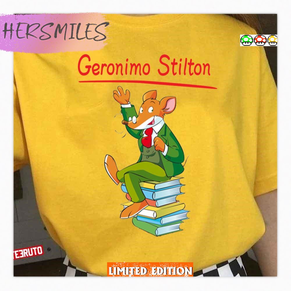 Stack Of Books Geronimo Stilton T-shirt