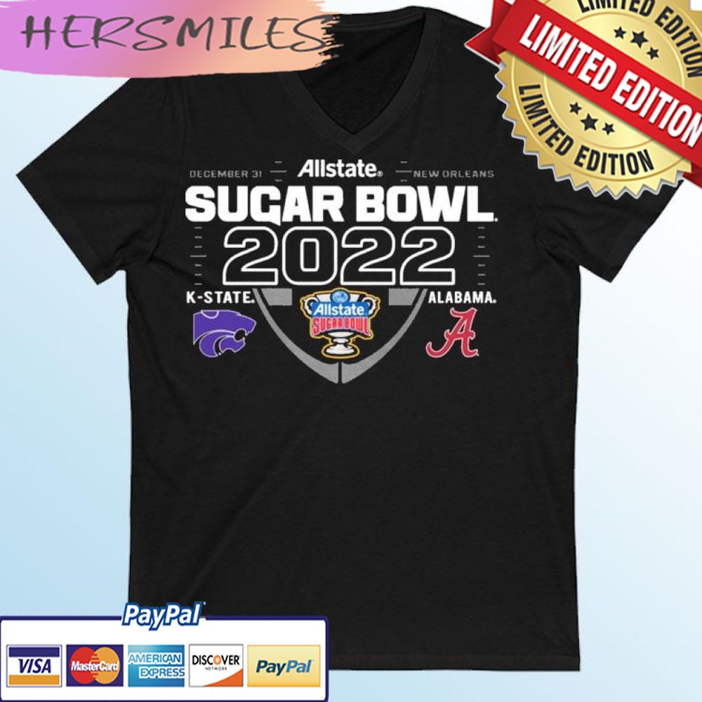 Sugar Bowl 22-23 Matchup K-state vs Roll Tide T-shirt