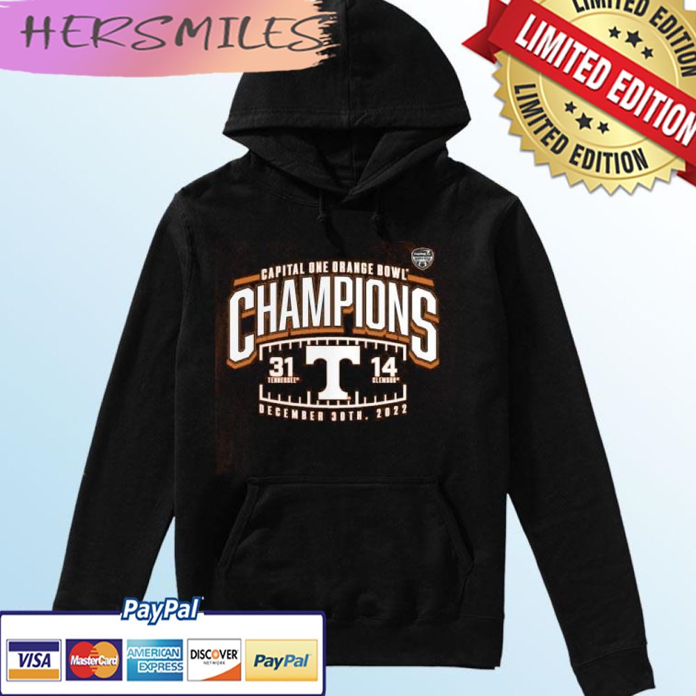 Tennessee Volunteers Orange Bowl Champions Score 2022 T-shirt