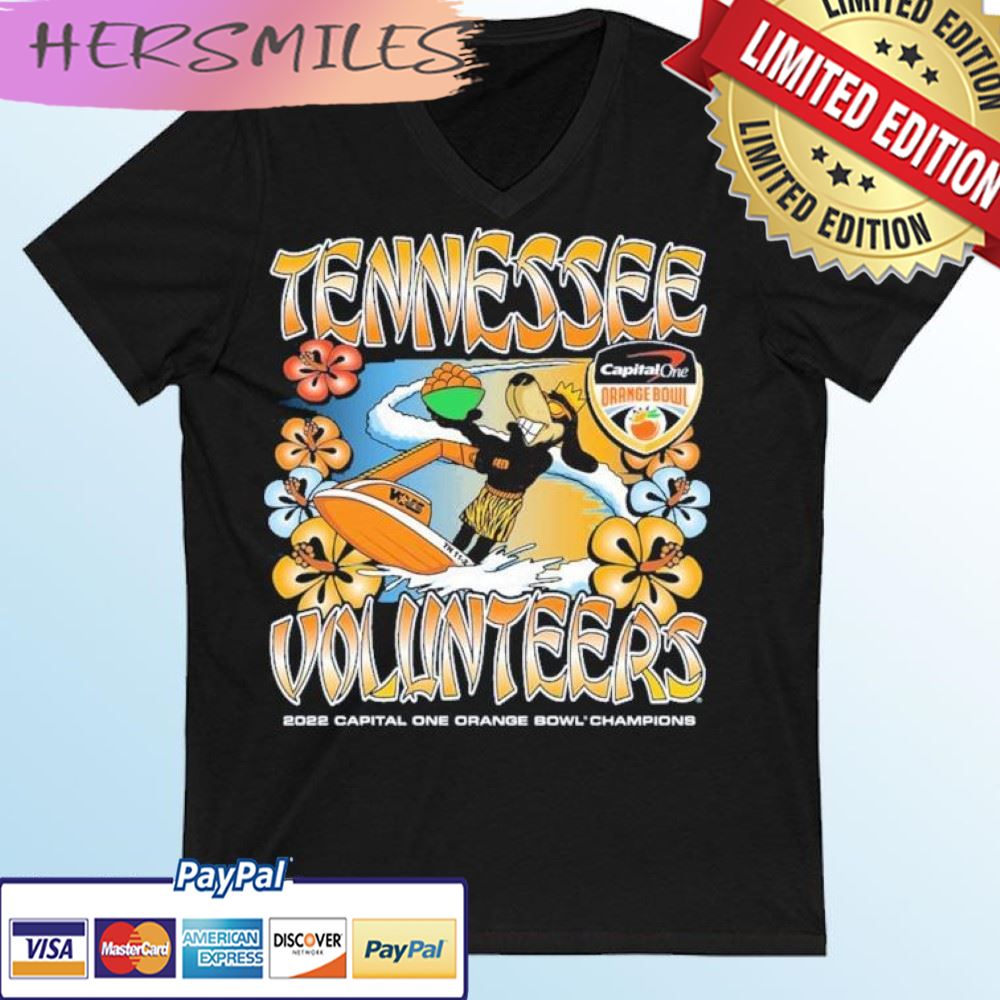 Tennessee Volunteers Smokey Orange Bowl 2022 Champions T-shirt