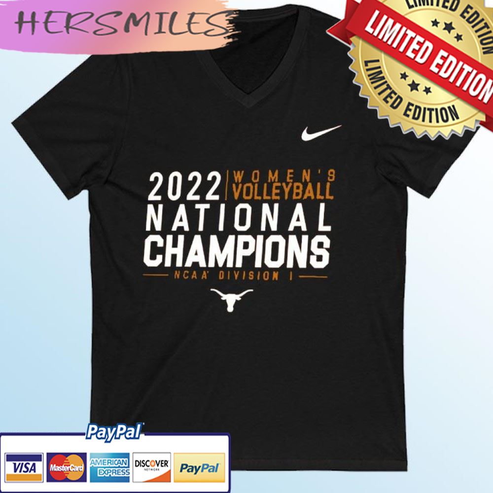 Texas Longhorns Nike 2022 Women’s Volleyball National Champions T-shirt