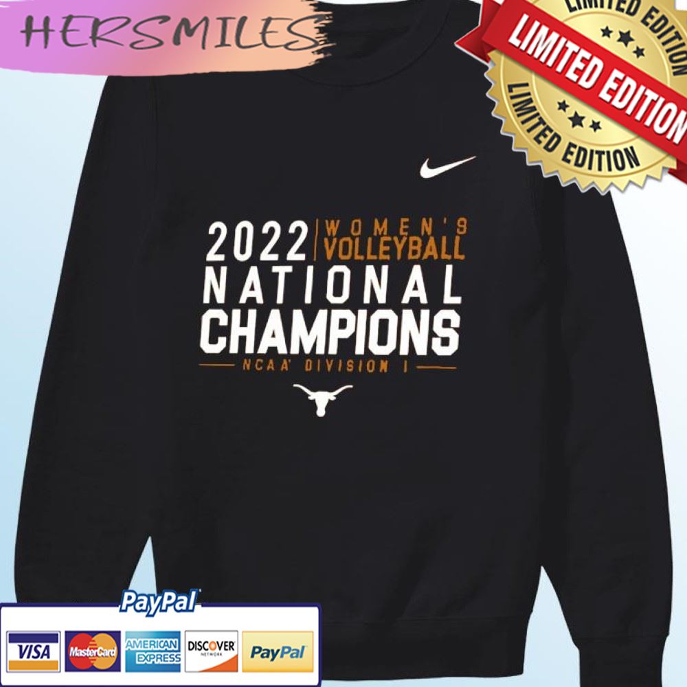 Texas Longhorns Nike 2022 Women's Volleyball National Champions T-shirt Texas Longhorns Nike 2022 Women's Volleyball National Champions T-shirt