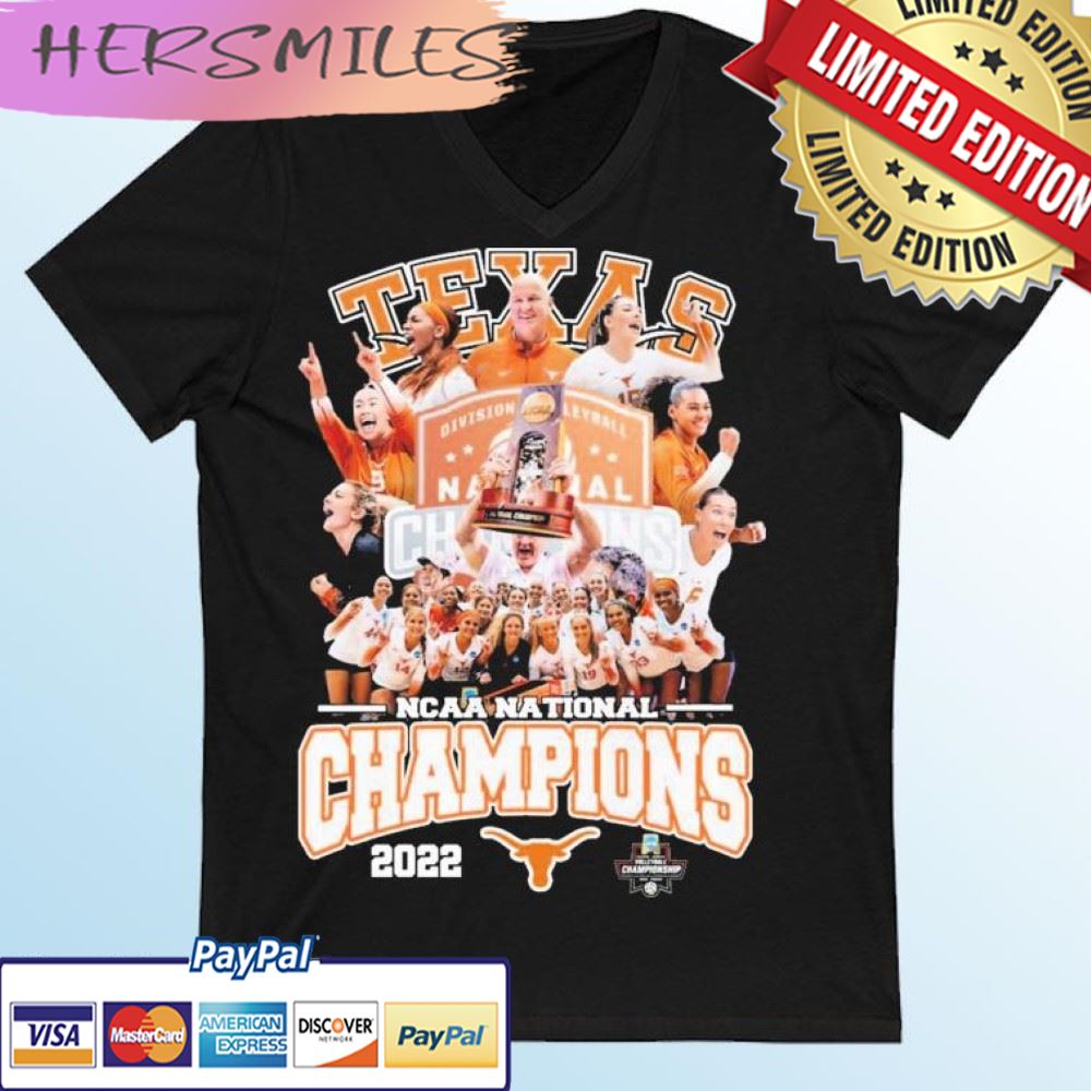 Texas Longhorns Women’s Volleyball Team NCAA National Champions 2022 T-shirt