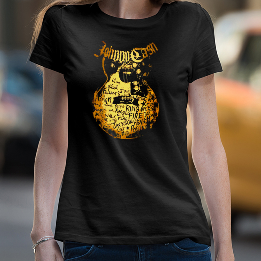 The Guitar Style Retro Johnny Cash Discography Shirt The Guitar Style Retro Johnny Cash Discography Shirt