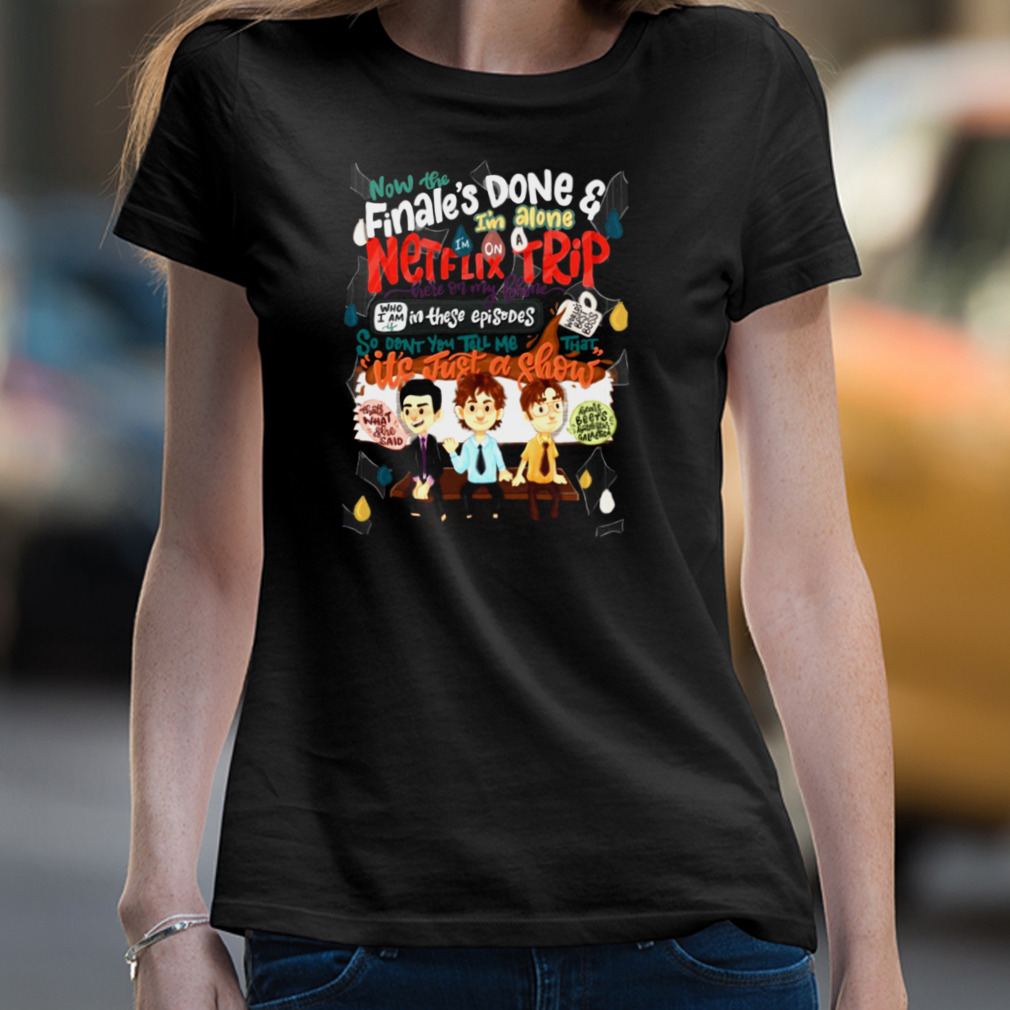 The Office X Ajr’S Now The Finale’S Done & I’M Alone Netflix Trip Shirt The Office X Ajr’S Now The Finale’S Done & I’M Alone Netflix Trip Shirt