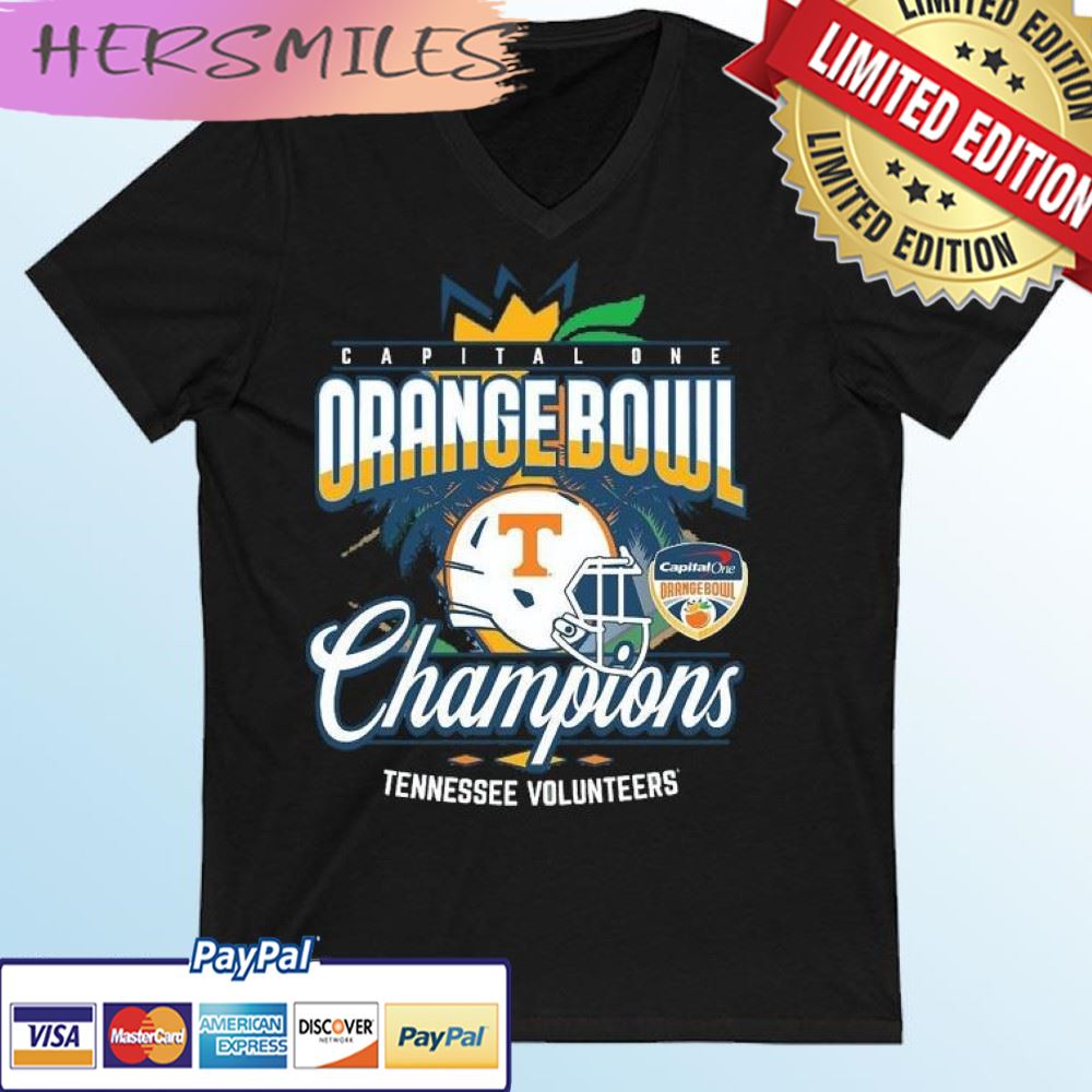 The University Of Tennessee Football Capital One Orange Bowl 2022 Champions T-shirt