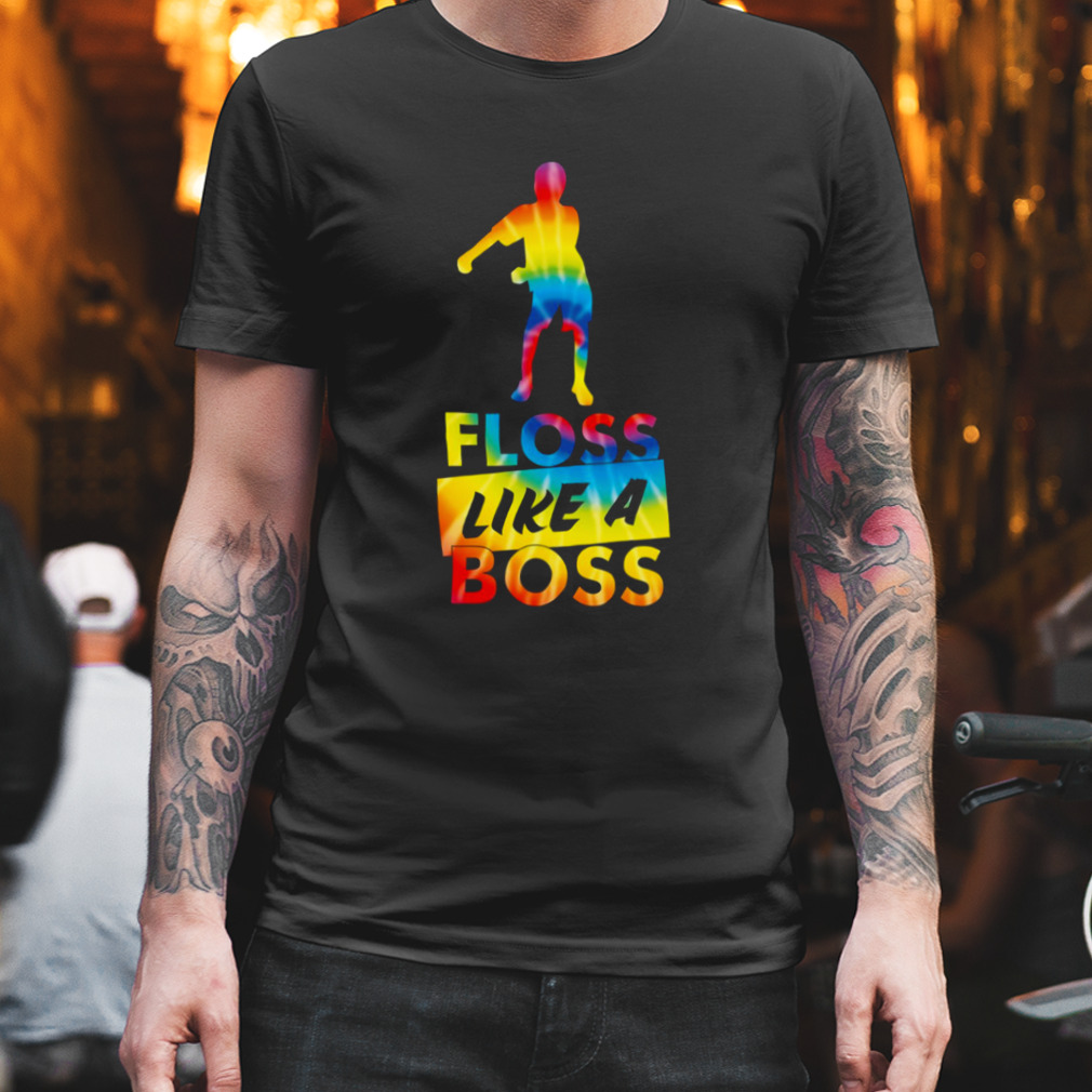 Tie Dye Floss Like A Boss Flossing Dance Shirt