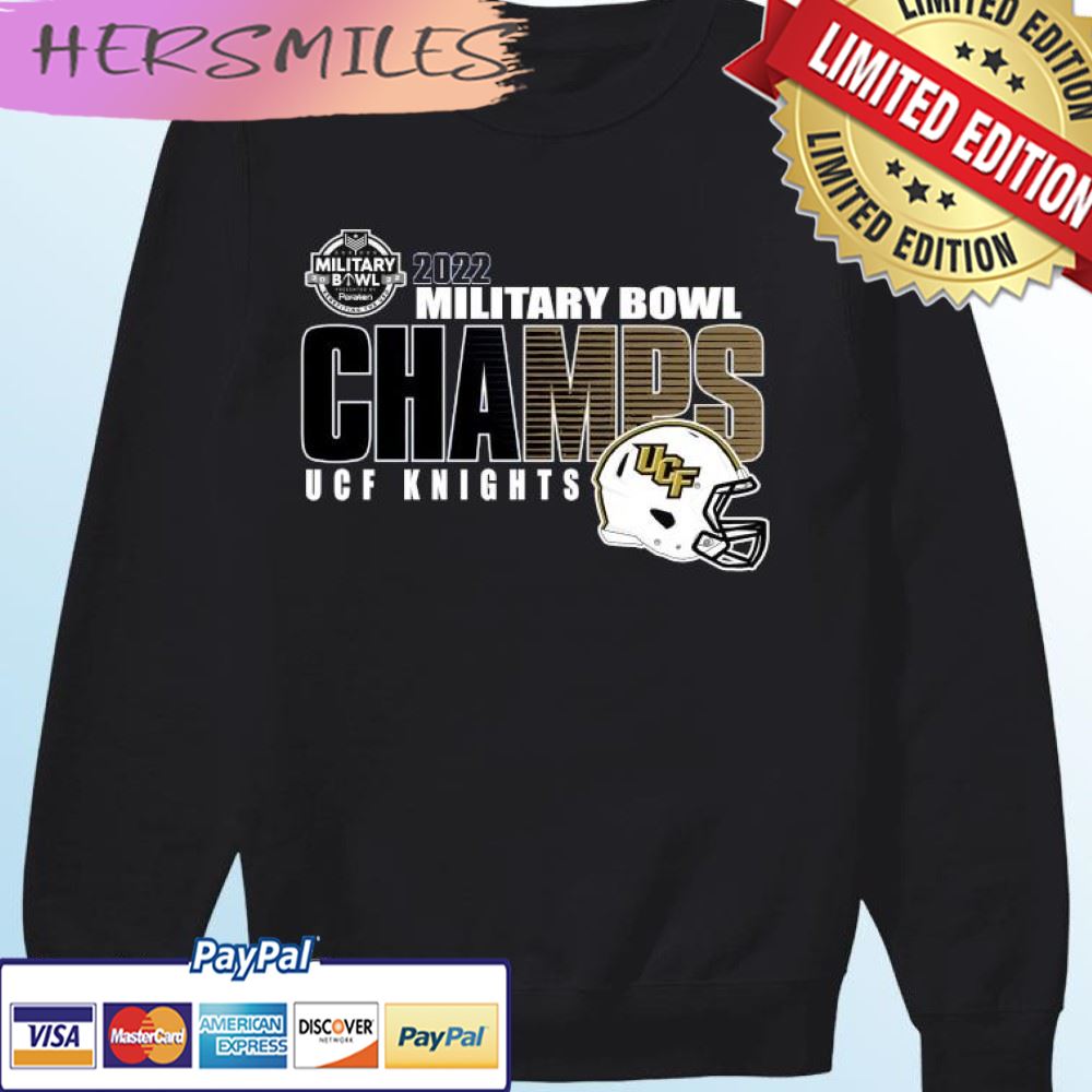 UCF Football Military Bowl 2022 Champions T-shirt UCF Football Military Bowl 2022 Champions T-shirt