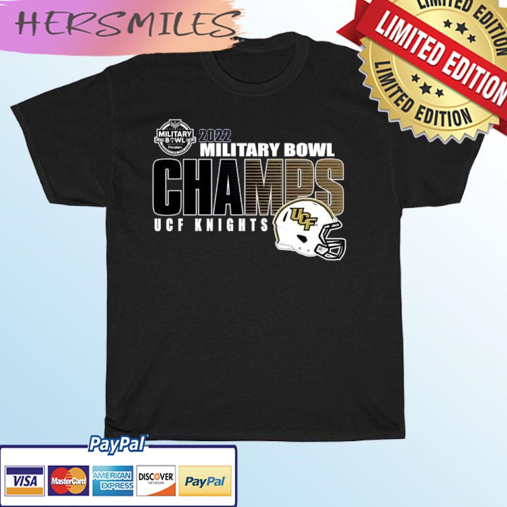 UCF Football Military Bowl 2022 Champions T-shirt UCF Football Military Bowl 2022 Champions T-shirt