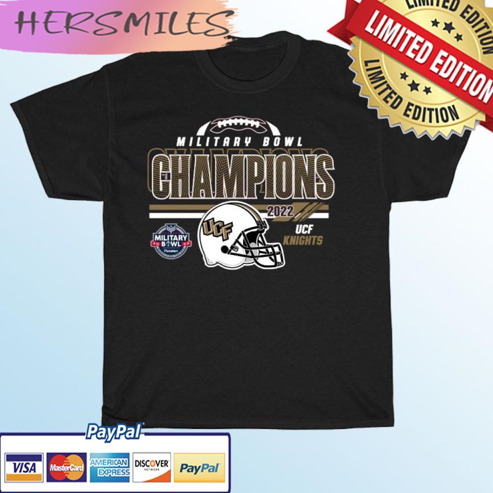UCF Knights 2022 Military Bowl Champions T-shirt UCF Knights 2022 Military Bowl Champions T-shirt