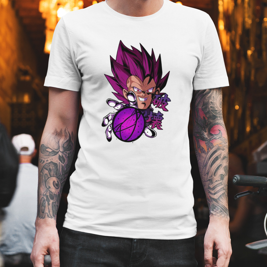 Ultra Ego Japanese Typo Dragon Ball Z Vegeta Dbz Manga Shirt