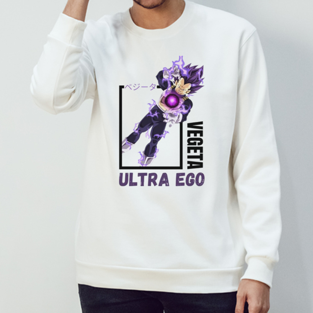 Ultra Ego Vegeta Character Of Dragon Ball Z Dbz Manga Anime Fanmade Graphic Shirt