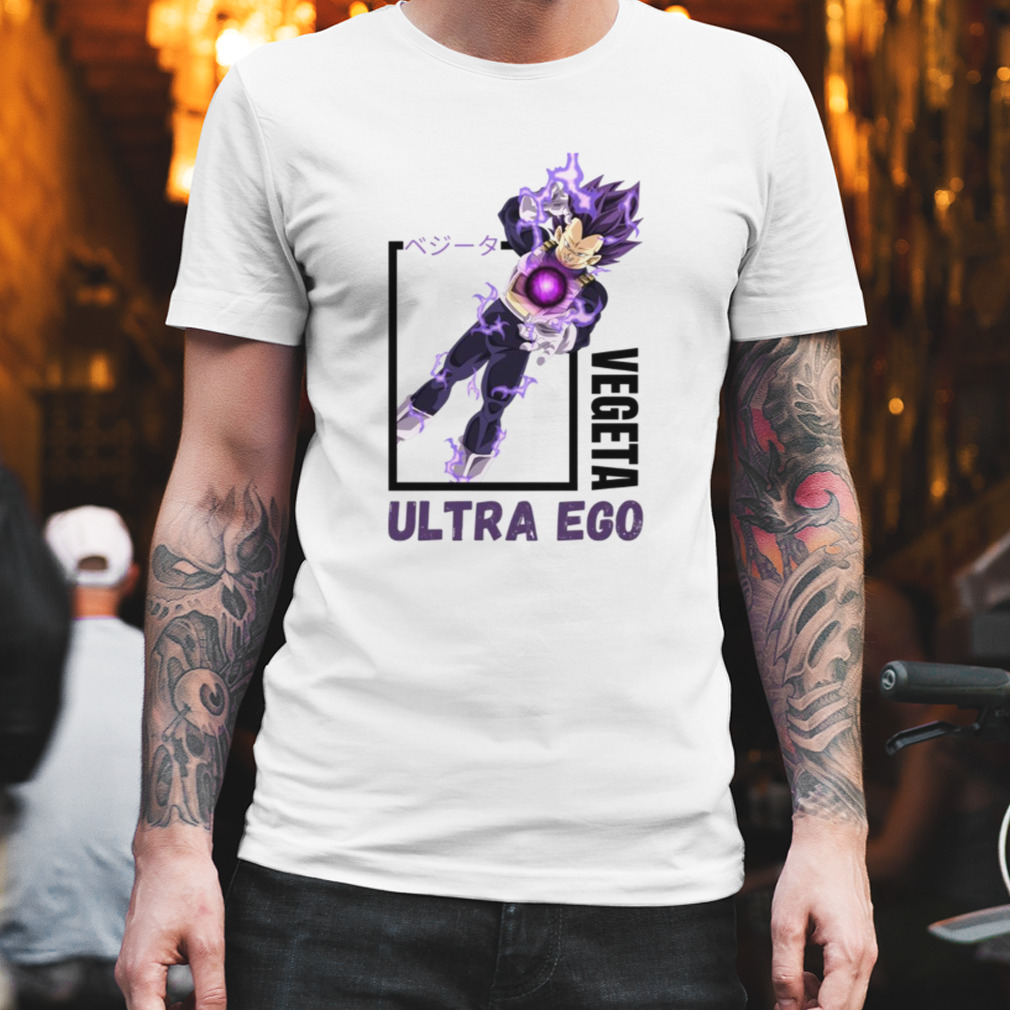 Ultra Ego Vegeta Character Of Dragon Ball Z Dbz Manga Anime Fanmade Graphic Shirt