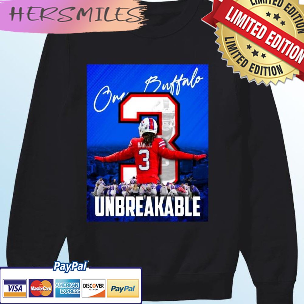 Unbreakable Damar Hamlin One Buffalo Bills T-shirt Unbreakable Damar Hamlin One Buffalo Bills T-shirt