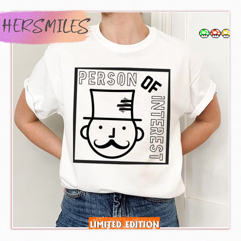 White Logo Person Of Interest T-shirt White Logo Person Of Interest T-shirt