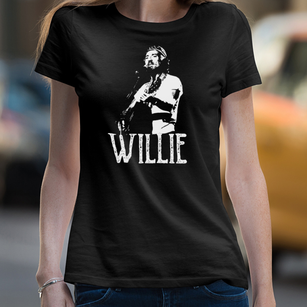 White The Stencil Willie Nelson Shirt White The Stencil Willie Nelson Shirt