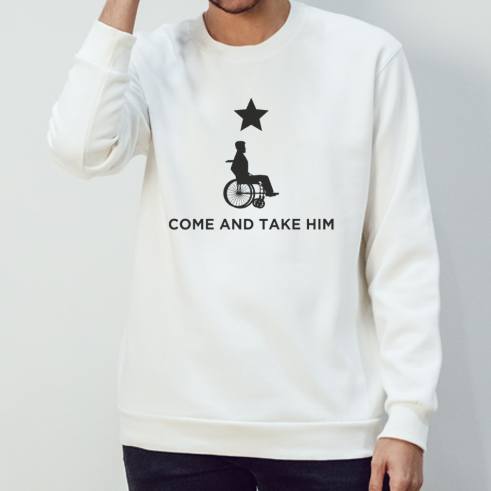 White Ver Greg Abbott Come And Take Him Shirt