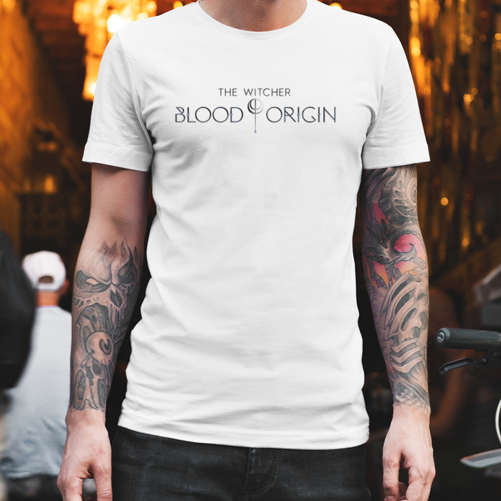 White Ver The Witcher Blood Origin Title Shirt