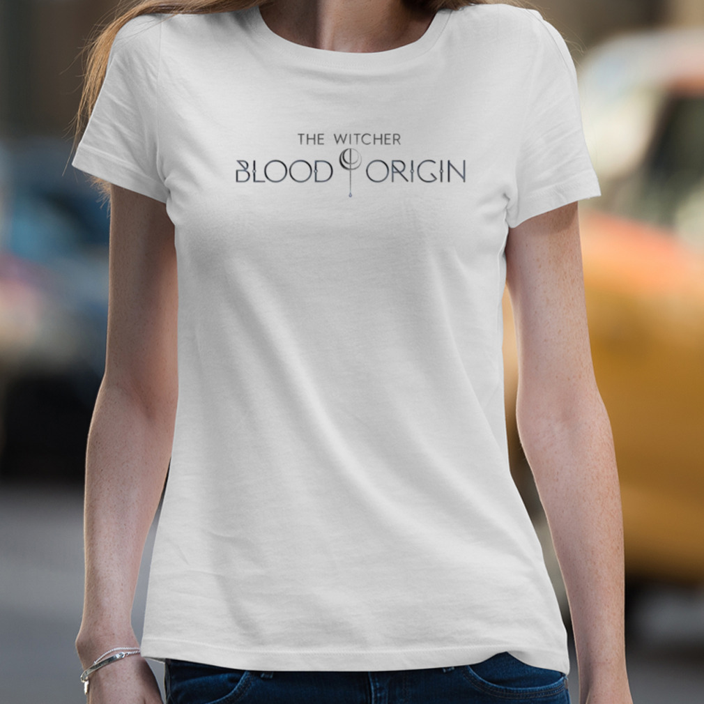 White Ver The Witcher Blood Origin Title Shirt White Ver The Witcher Blood Origin Title Shirt