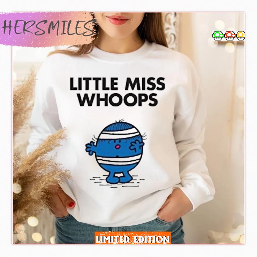 Whoops Funny Design Little Miss  T-shirt