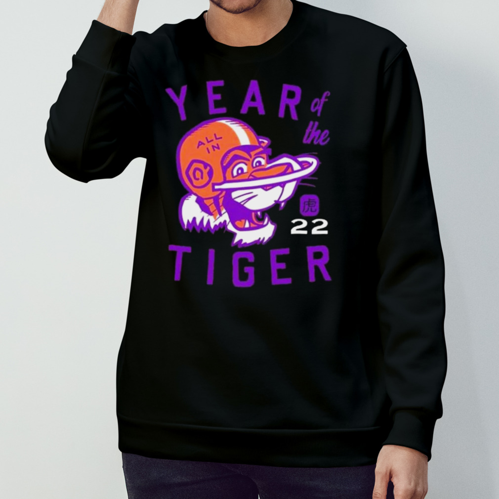 Year Of The Tiger 2022 Clemson Tigers Shirt
