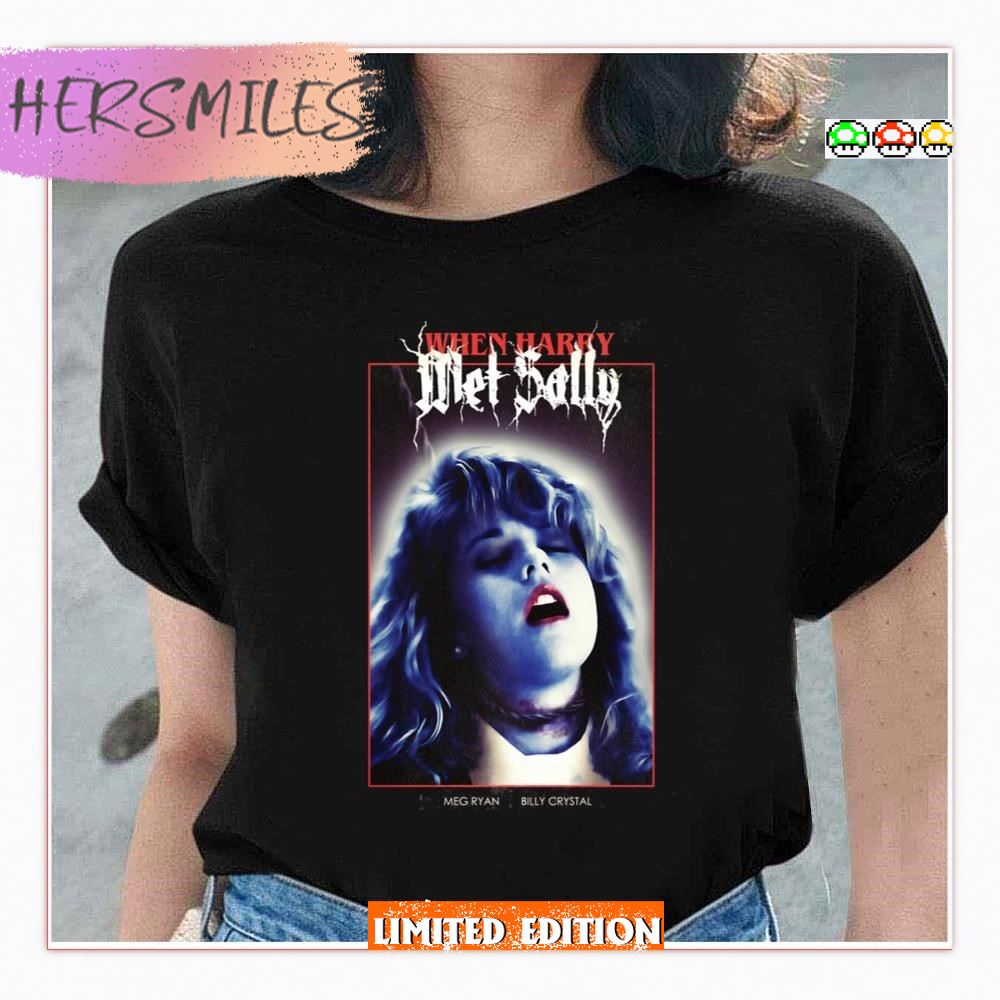 1989 Heavy Metal Design When Harry Met Sally T-Shirt