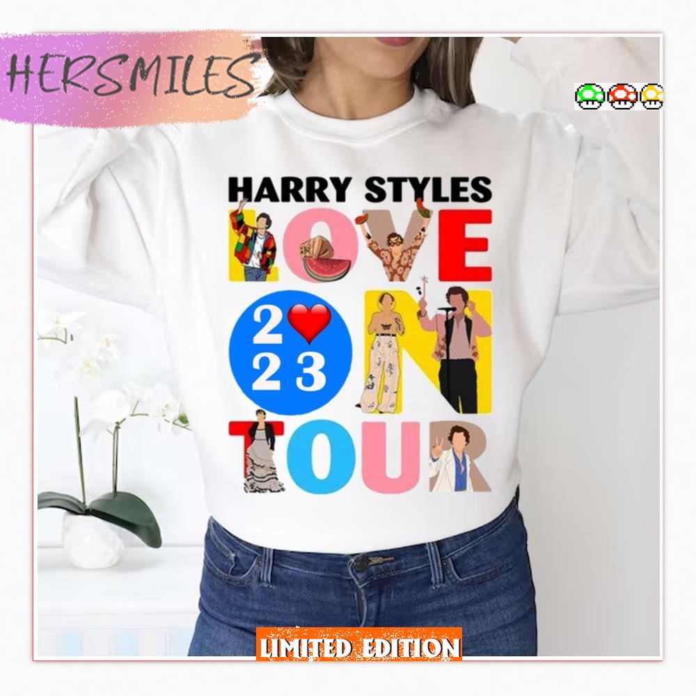2023 New Tour Harry Love On Tour T-shirt