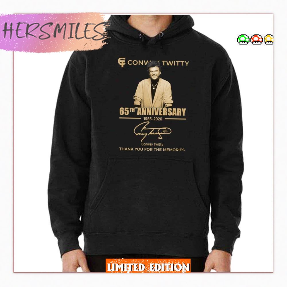 65th Anniversary 1955 2020 Thank You 2 Conway Twitty T-Shirt
