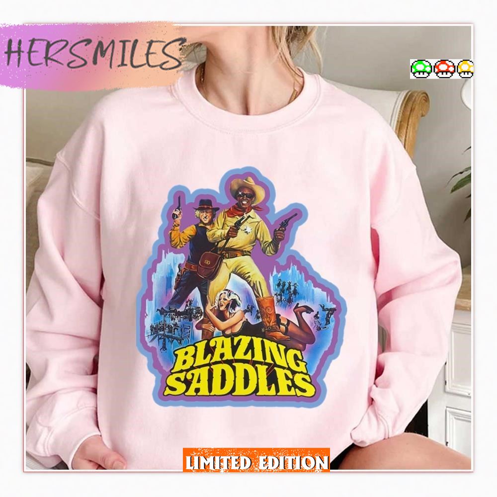 90s Cowboys Movie Blazing Saddles T-Shirt